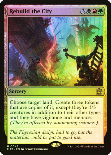 Rebuild the city 43 - the, foil